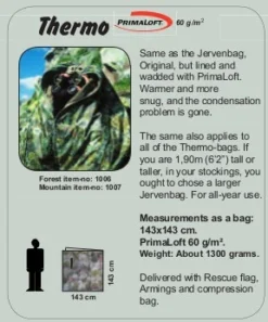 Jerven Fjellduken Thermo -Hilleberg || Big Agnes || Exped Soldes fjellduken jerven thermo