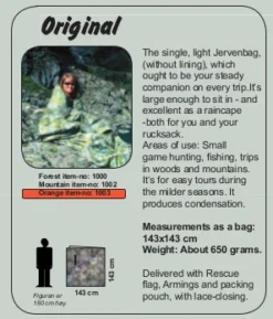 Jerven Fjellduken Original -Hilleberg || Big Agnes || Exped Soldes jervenbag original