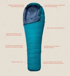 Mountain Hardwear Bishop Pass 15F/-9C Women's -Hilleberg || Big Agnes || Exped Soldes sac de couchage mountain hardwear bishop pass 2