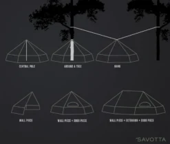 Savotta Hawu 4 37 Savotta Hawu 4 -Hilleberg || Big Agnes || Exped Soldes tente abri savotta havvu 4 22