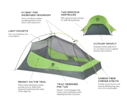 NEMO EQUIPMENT Nemo Hornet 2P -Hilleberg || Big Agnes || Exped Soldes tente ultralegere nemo hornet 2p 09