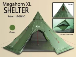 Luxe Outdoor Megahorn XL -Hilleberg || Big Agnes || Exped Soldes tipi luxe outdoor megahorn xl 03