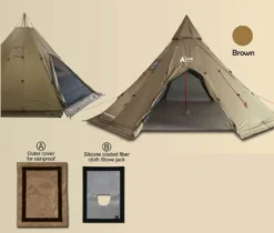 Luxe Outdoor Megahorn XL -Hilleberg || Big Agnes || Exped Soldes tipi luxe outdoor megahorn xl 05
