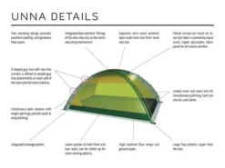 Hilleberg Unna -Hilleberg || Big Agnes || Exped Soldes unna details hilleberg